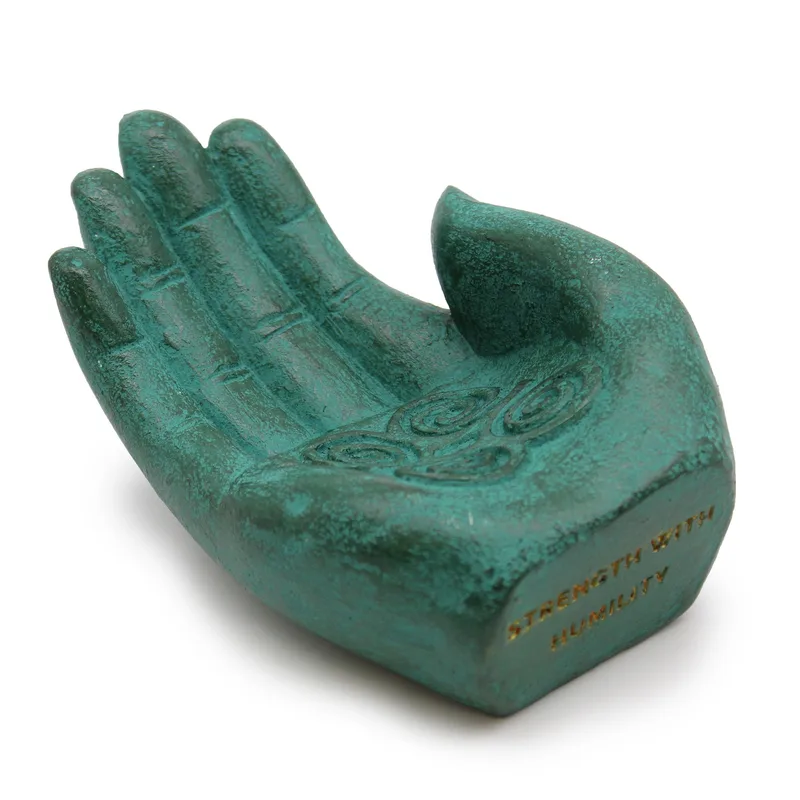 Hand Incenso Bruciatore Strength Verde — foto 2