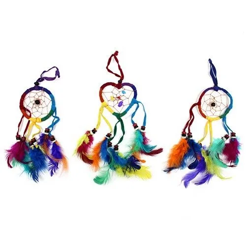 Bali Dreamcatcher Small Heart Rainbow — foto 1
