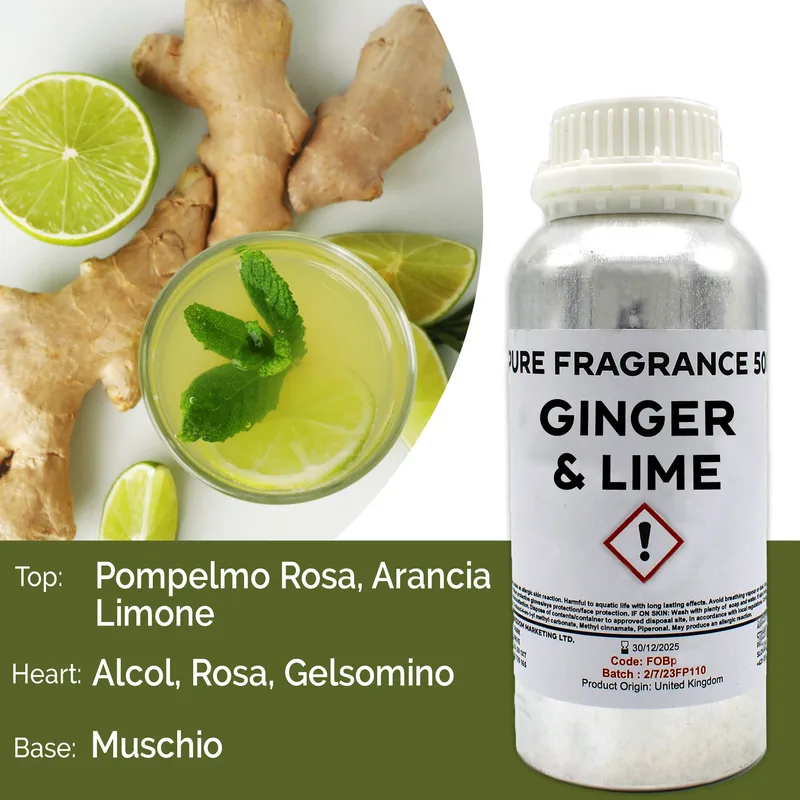 Ginger & Lime Puro Profumo Olio 500ml — foto 2