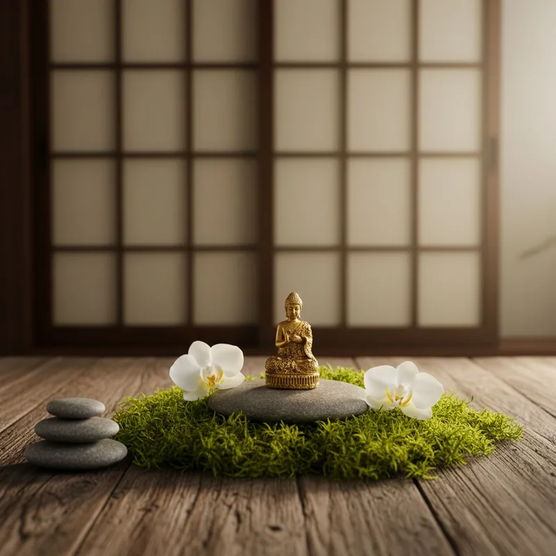 Brass Miniature Gods - Buddha (60gms) - 48mm — foto 4