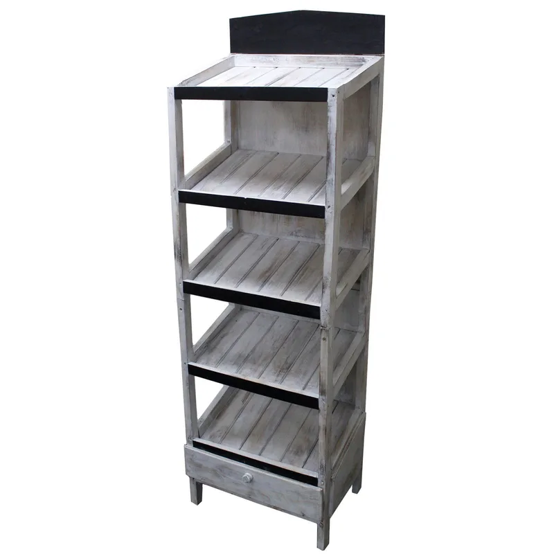 Bagno Bomba 5 Shelf Display - Whitewash