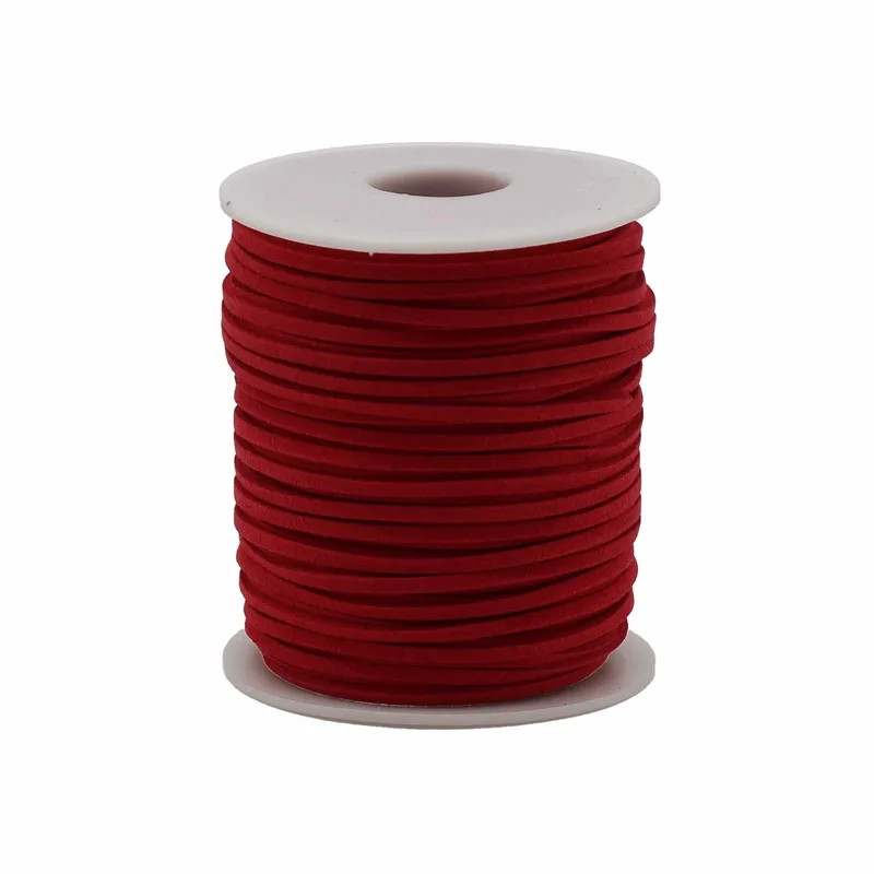 Bulk Roll Pendant Cord - 2.5mm x 45m - Red A056 — foto 2