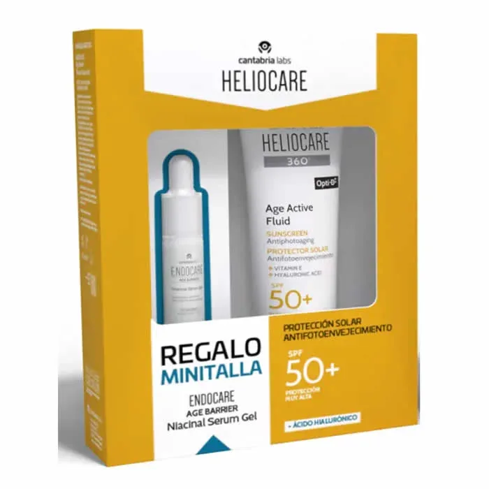 Heliocare Age Active Fluid Sunscreen Spf50+ 50ml Set 2 Parti
