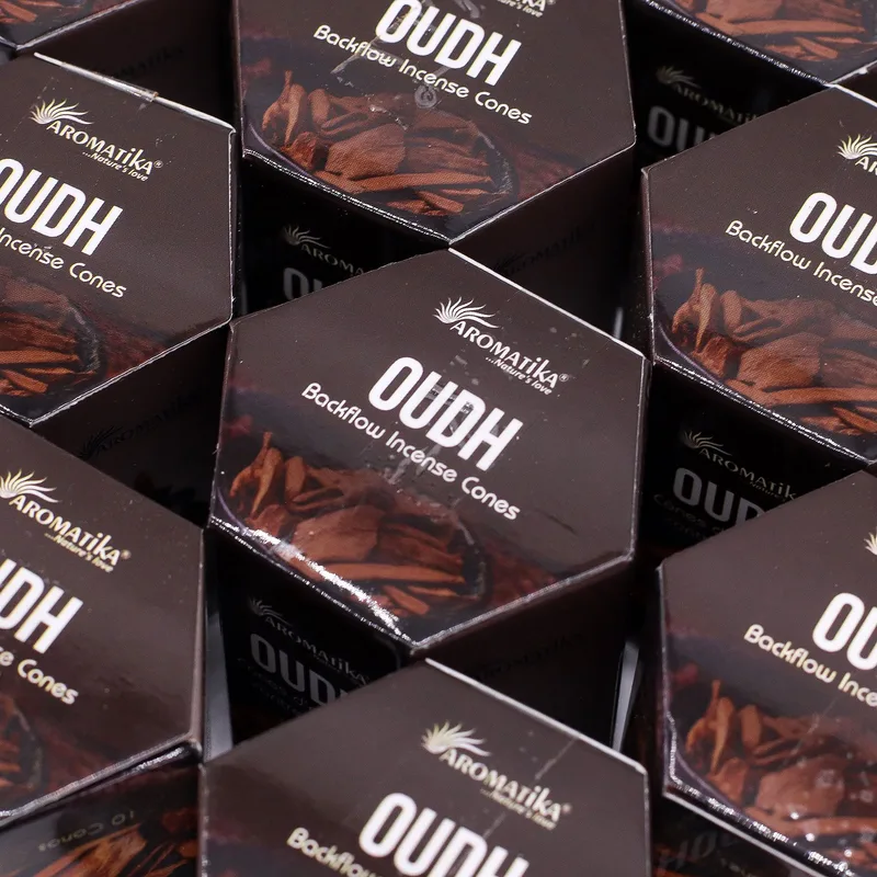 Masala Backflow Incenso pack of 10 Oudh — foto 5