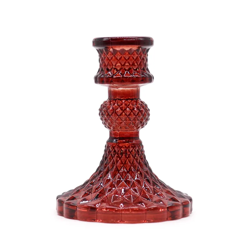Set of 2 Vintage Dinner Candela Porta Vampire Red