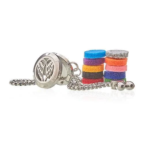 Aromatherapy Jewellery Chain Bracelet Angel Wings 20mm — foto 5