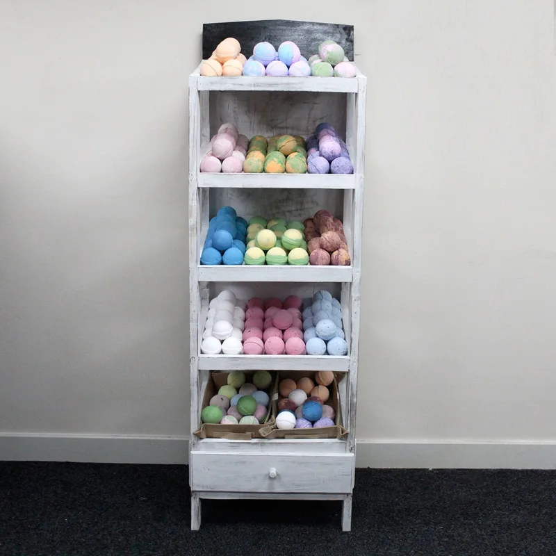Bagno Bomba 5 Shelf Display - Whitewash — foto 5