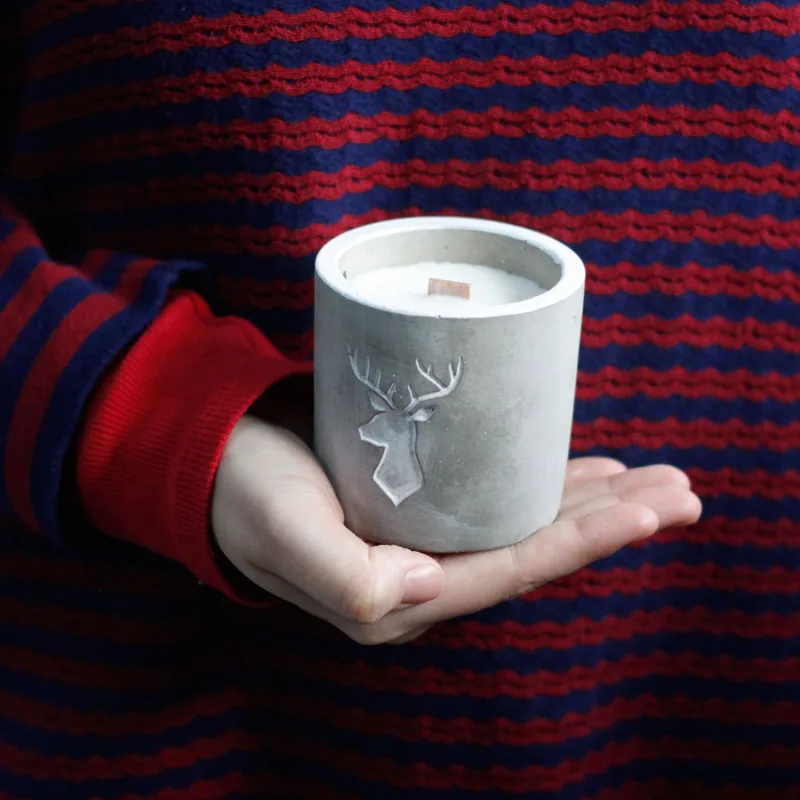 Med Concrete Soy Candela - Love - Purple Fig & Casis — foto 2