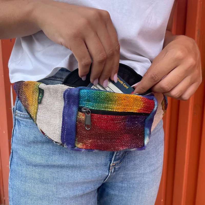Tiedye Hemp Bum Bag — foto 1
