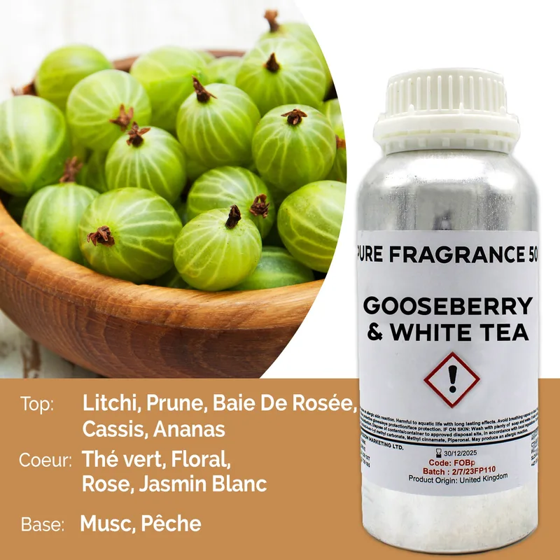 Gooseberry & Bianco Tè Puro Profumo Olio 500ml — foto 1