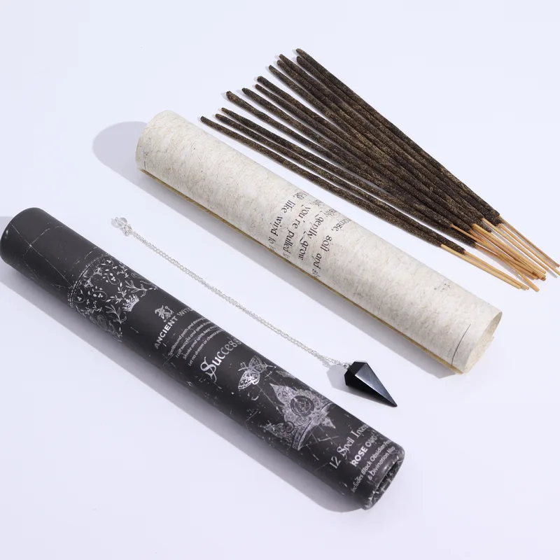 Ancient Witch Spell Incenso - Success - Nero Obsidian Pendulum — foto 1