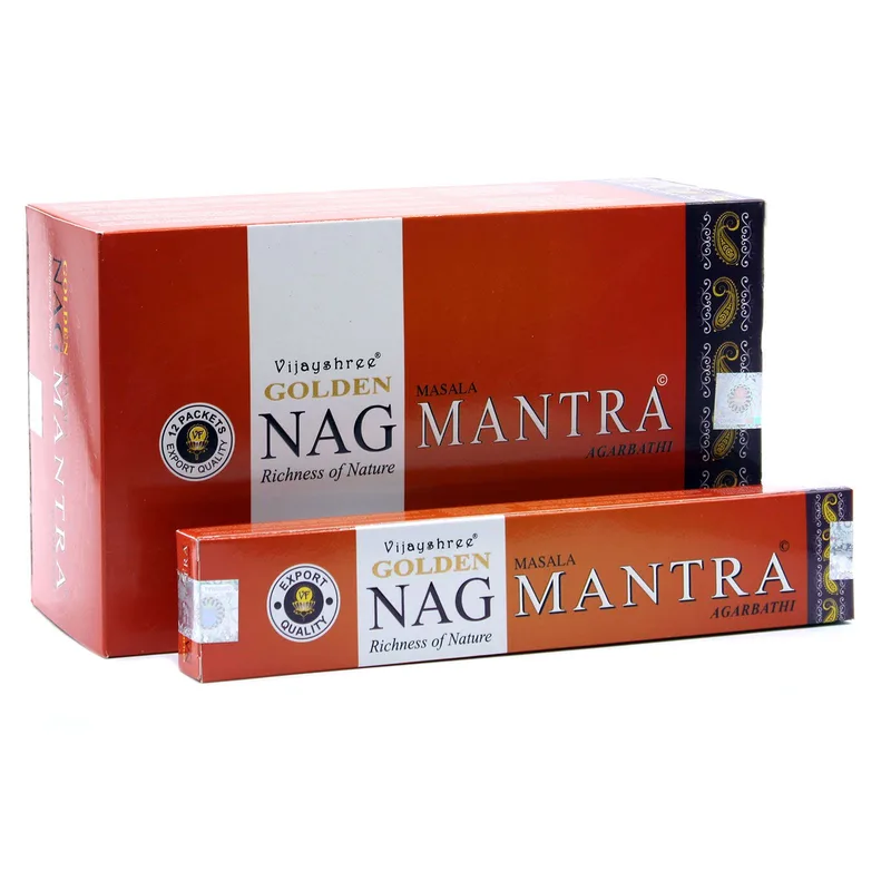 15g Golden Nag - Mantra Incenso