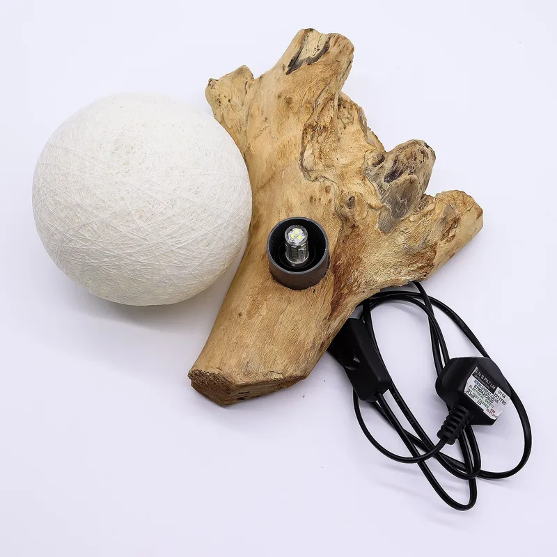 DriftGlow Lamp Cotton Luna Ivory Shade — foto 2