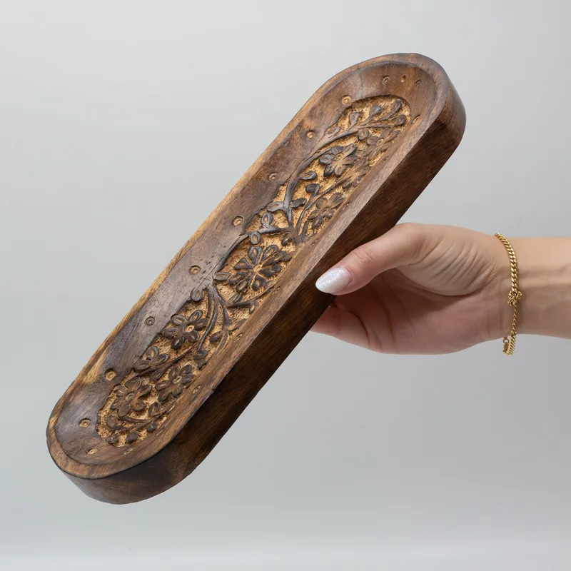 Large Incenso Tray 30x10cm Fiore Design — foto 1