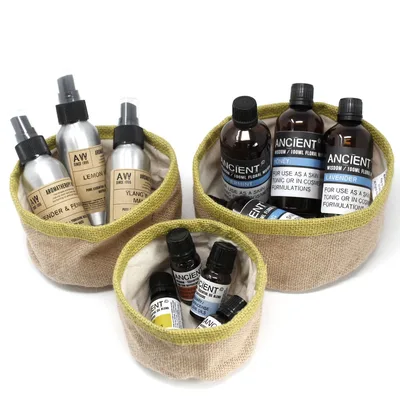 Set of 3 Naturale Jute Baskets Teal — foto 2