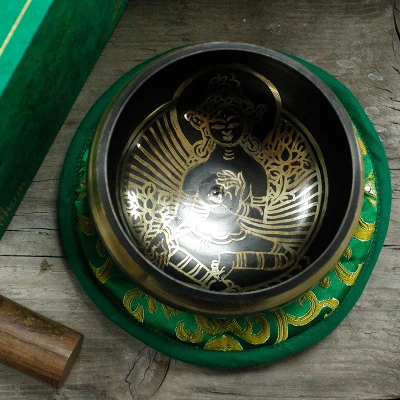 Verde Tara Singing Bowl Set 10cm — foto 6