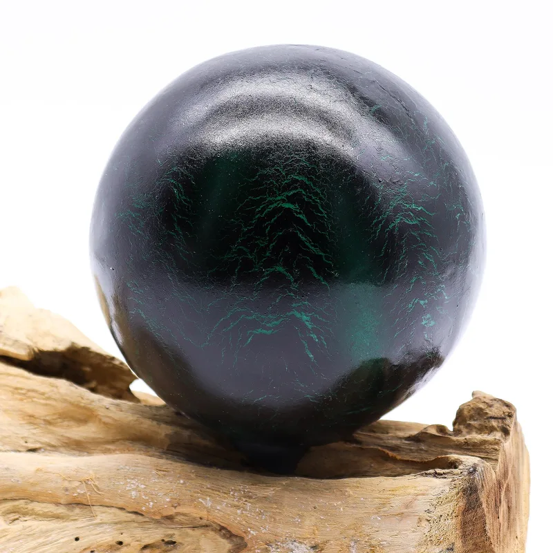 DriftGlow Lamp Emerald Crackle Shade — foto 1
