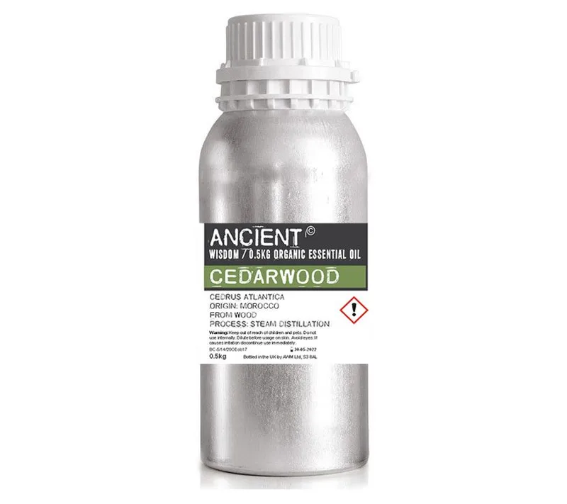 Cedarwood Atlas Organic Essenziale Olio 0.5kg