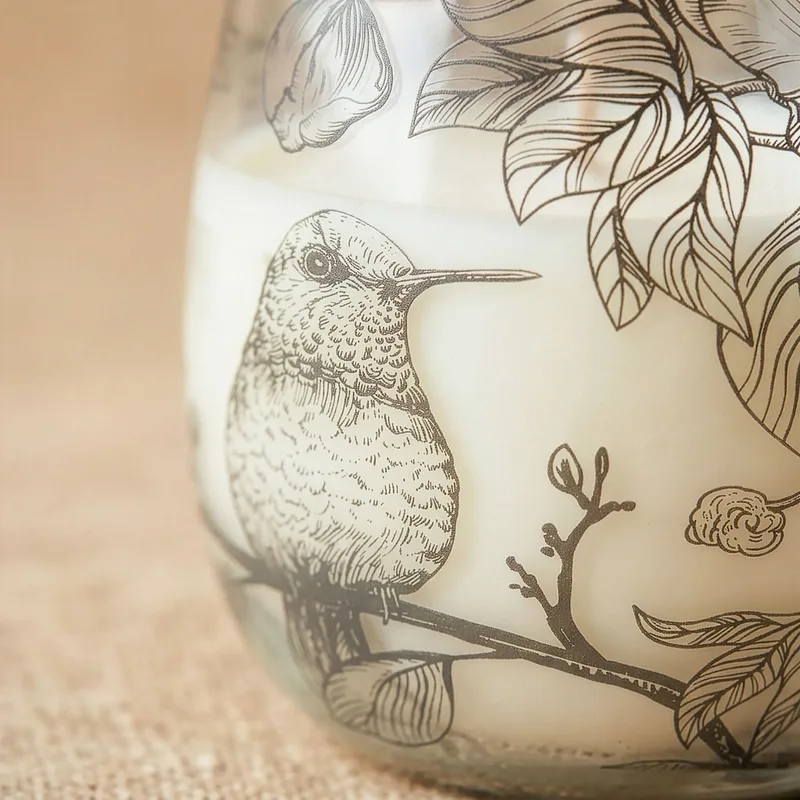 Medium Glass Jar Candele Drawn by Flame — foto 3