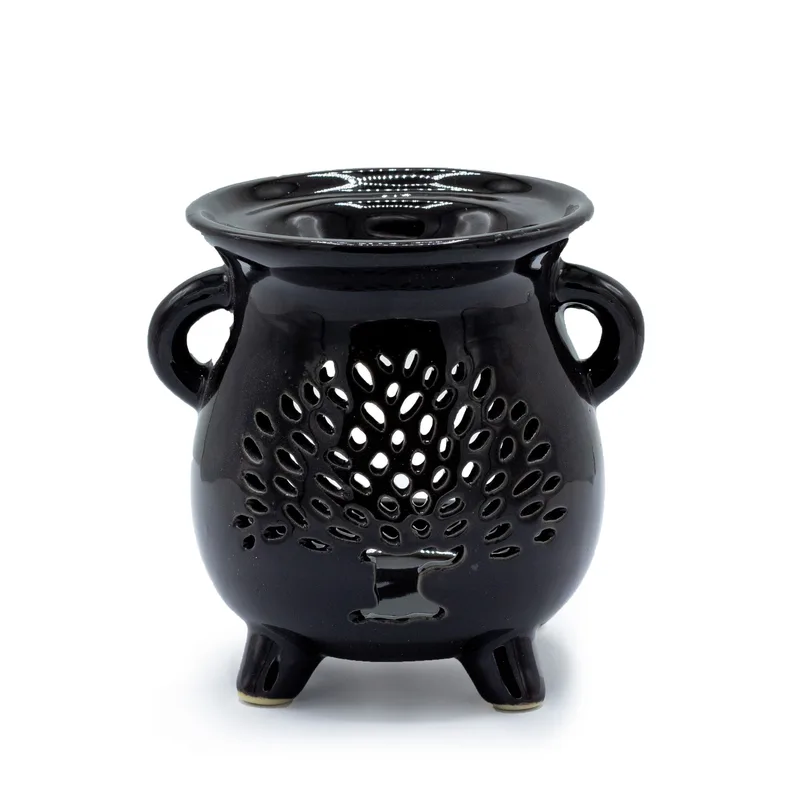Caildren Olio Bruciatore - Albero of Life - Nero — foto 1