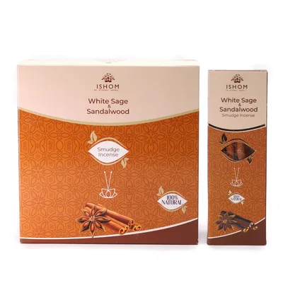Ishom Smudge Incenso - Bianco Sage & Sandalwood