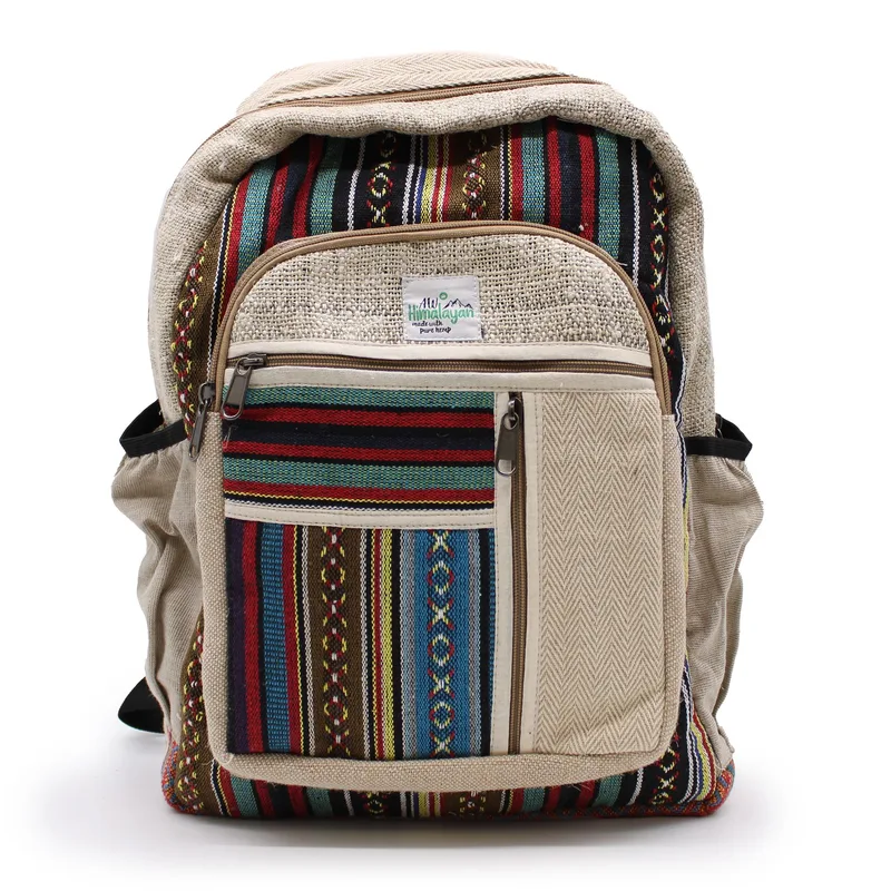 Zaino in Canapa Grande - Design Zip Diritto — foto 1