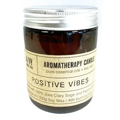 Aromatherapy Soy Candela 200g - Positive Vibes