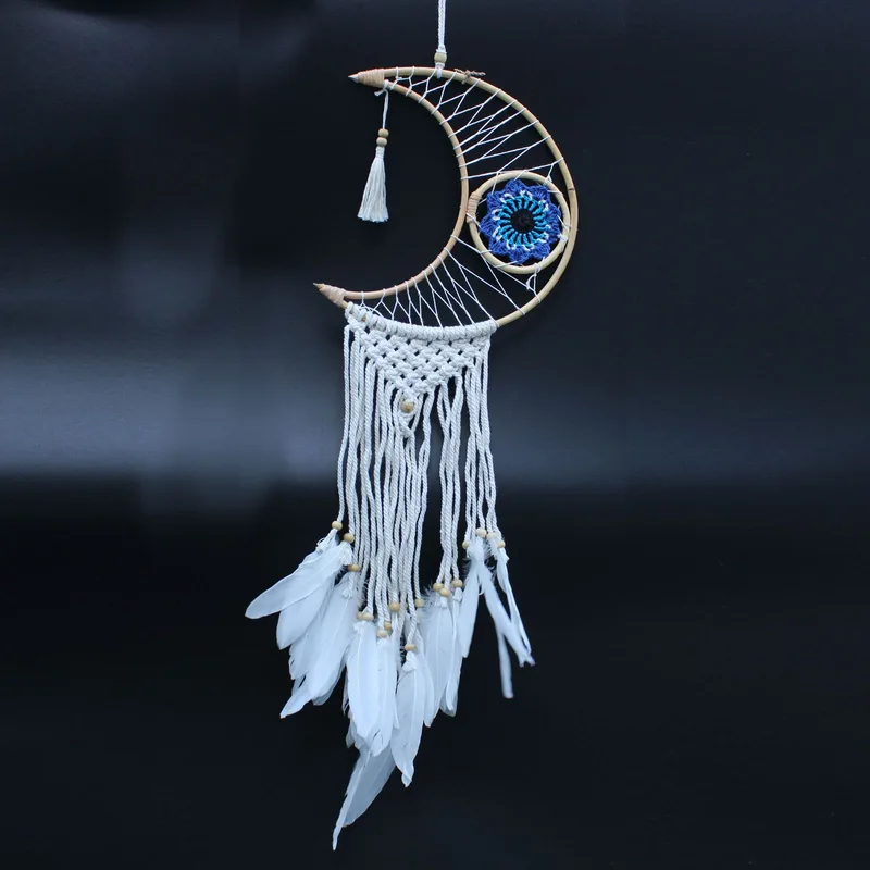 Protection Dream Cather Macrame Moon Assorted Colours — foto 3