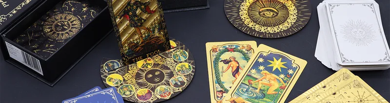 Pink Scatola Ruby Foil Tarot Card Gift Scatola Set with booklet — foto 6