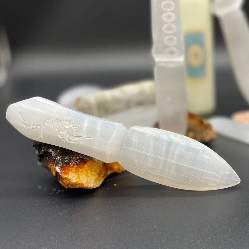 Selenite Ritual Knife Letting go of the past — foto 5