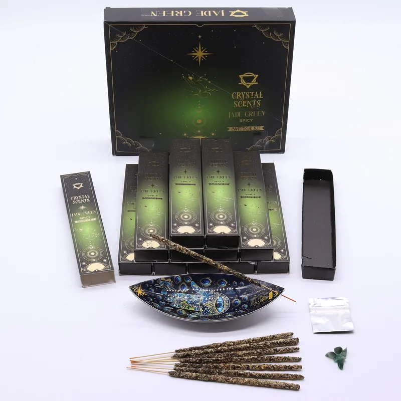 Jade Crystal Scents Smudge Incenso - Spicy — foto 3