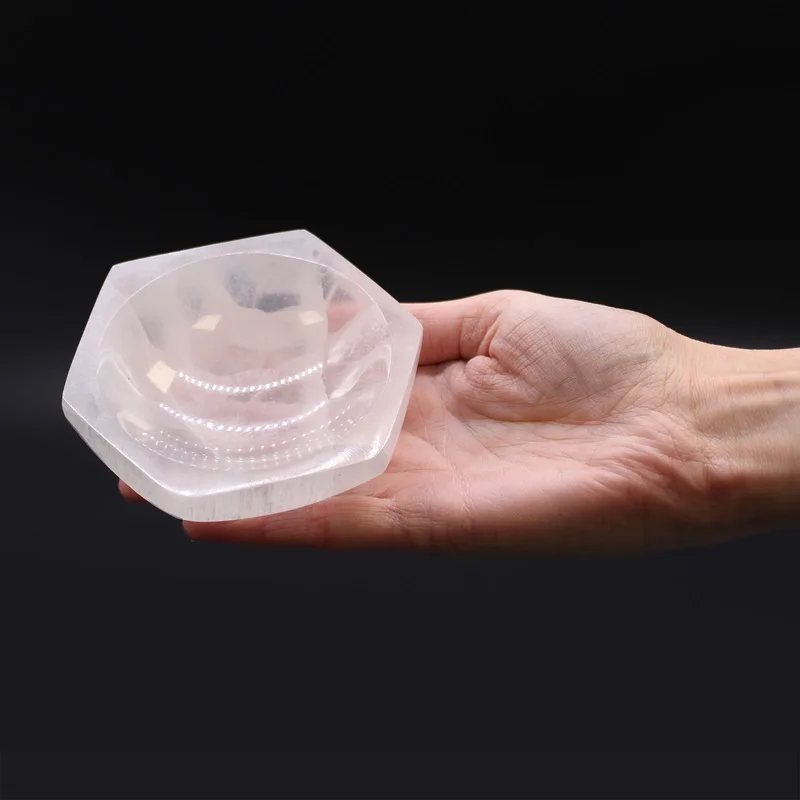 Selenite Hex Bowl 10cm — foto 1