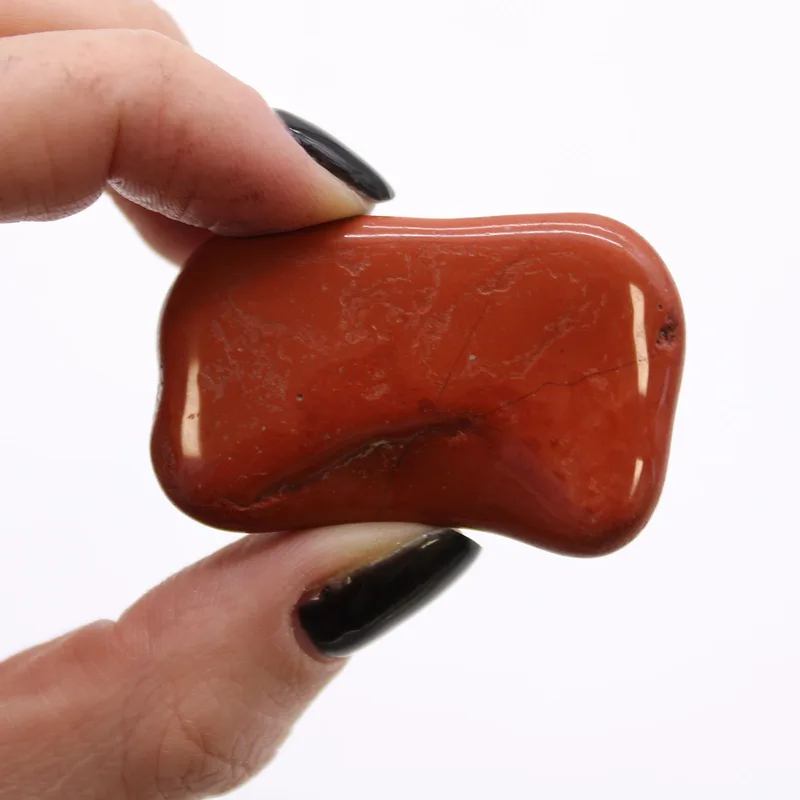 Bag of 6 Large African Tumble Stones - Jasper - Red — foto 1