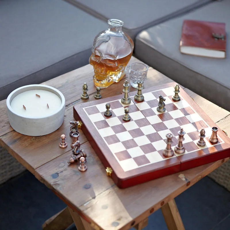 Square Folding Coffee Table 50x50cm — foto 6