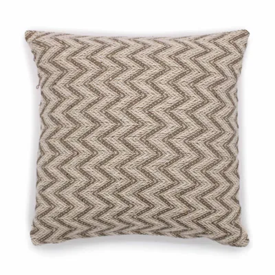 Classic Cushion Cover - Herringbone Wide Grey - 40x40cm — foto 2
