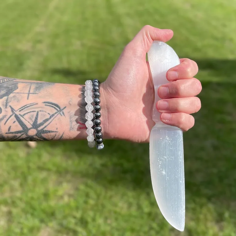 Selenite Ritual Knife Classic — foto 3