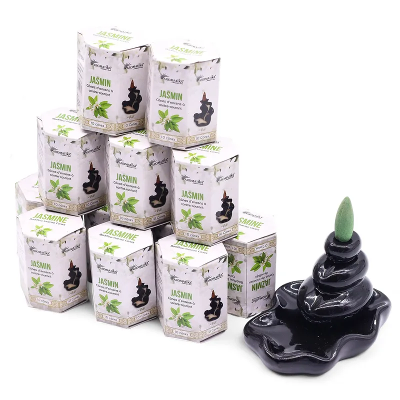 Masala Backflow Incenso pack of 10 Gelsomino — foto 3