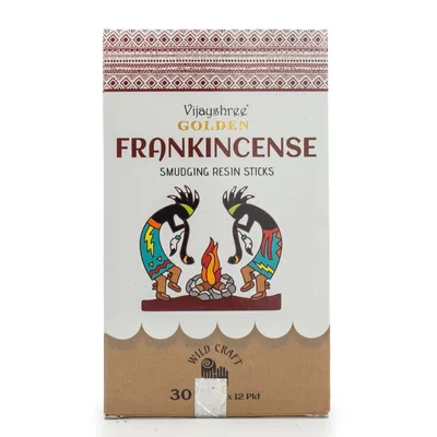 30g Golden Frankincense Smudging Resin Sticks (6s)