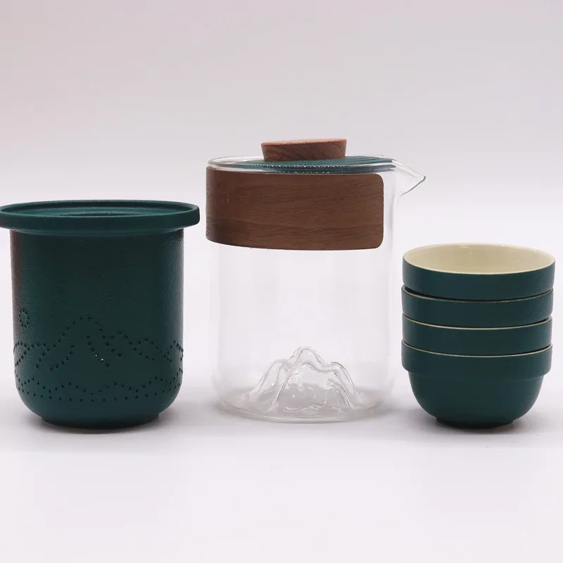 Travel Mountain Teapot Set Four Friends Travel Pack — foto 2