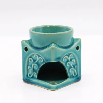 Square Buddha Bruciatore - Soft Turquoise — foto 1
