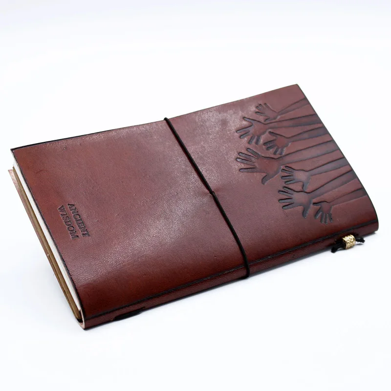 Fatto a mano Leather Journal True Friends Brown — foto 1