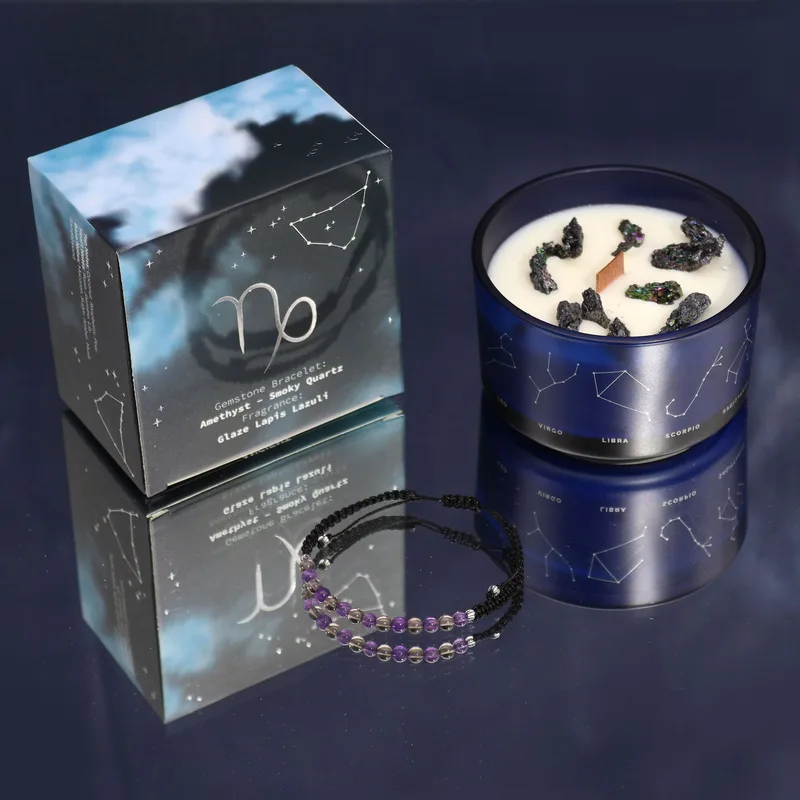 Zodiac Crystal Candela with Gemstone Bracelet Capricorn — foto 5