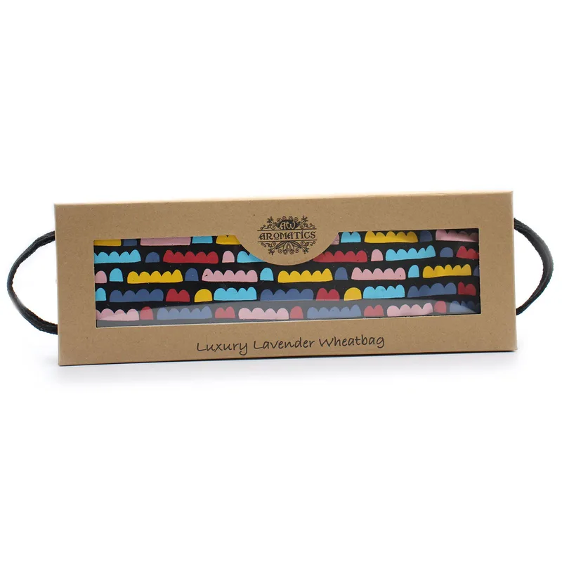 Luxury Lavanda Wheat Bag in Gift Scatola Rainbow Clouds