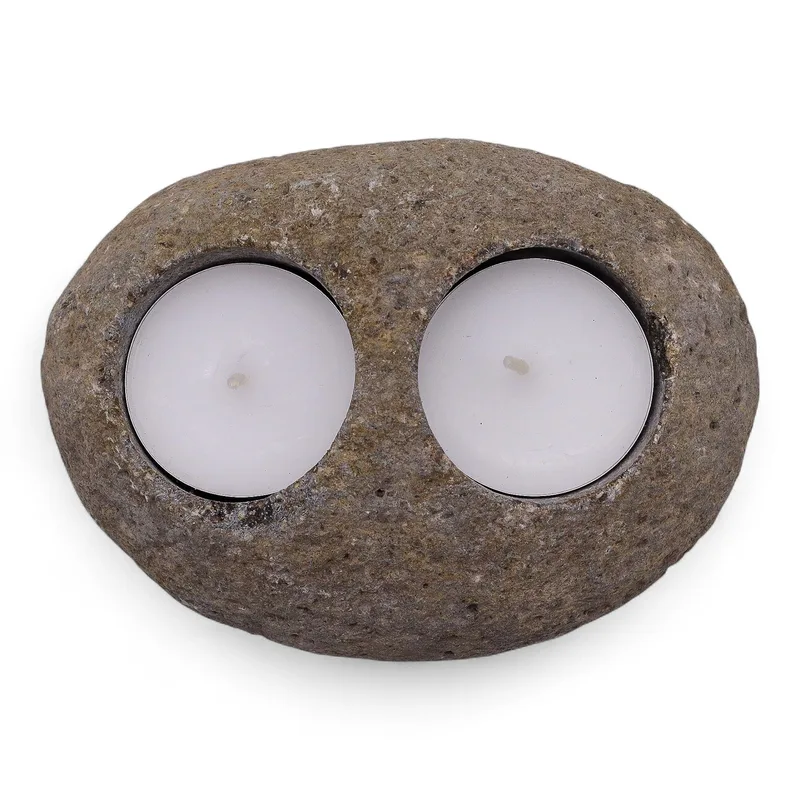 Naturale Riverstone Candela Porta - Double Nightlight — foto 1