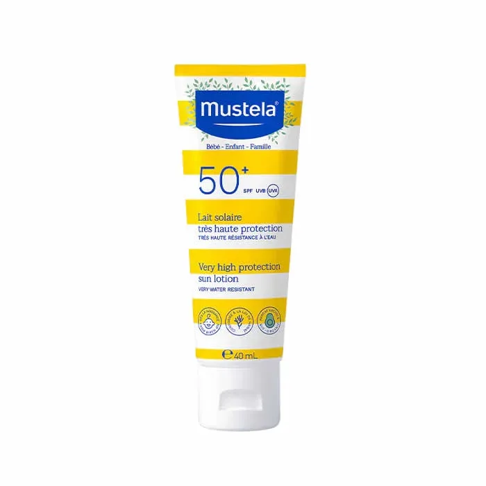 Mustela Baby Spf50+ Lotion  Protettivo Pelle Delicata e Fragile 40ml