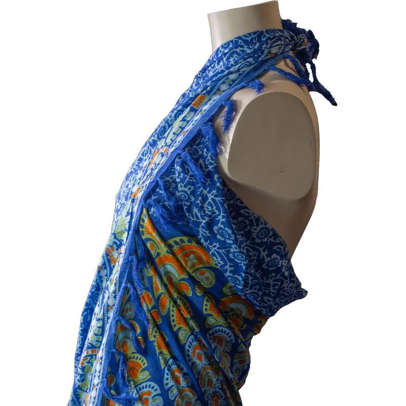 Teal Arancia Mandela Sarong — foto 4