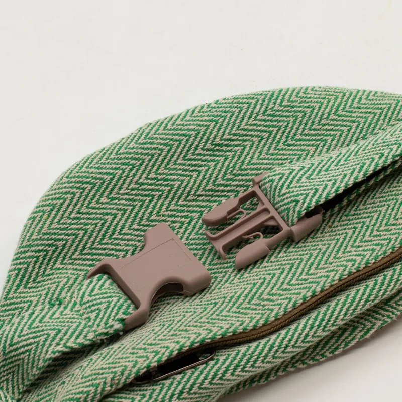 Cotton Hemp Style Belt Bag Sage — foto 5