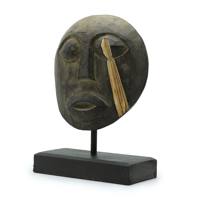 Timor Tribal Decorative Mask Antique 27x20cm — foto 3