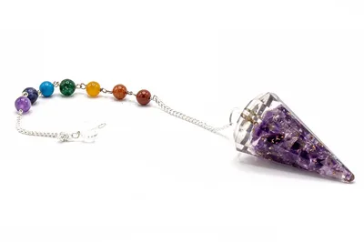 Orgonite Power Chakra Pendulum - Angel Wing — foto 1
