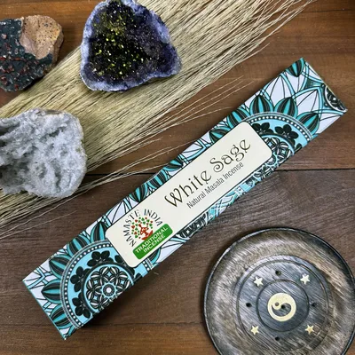 Namaste Mandala Masala Incenso Bianco Sage — foto 4